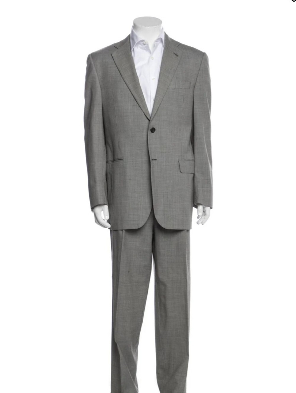 Burberry London 2 piece Suit, Dark gray